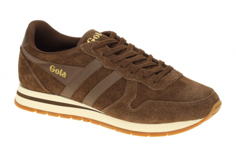 Gola Daytona Schuhe Sneakers braun Herren Velour CMB910DT