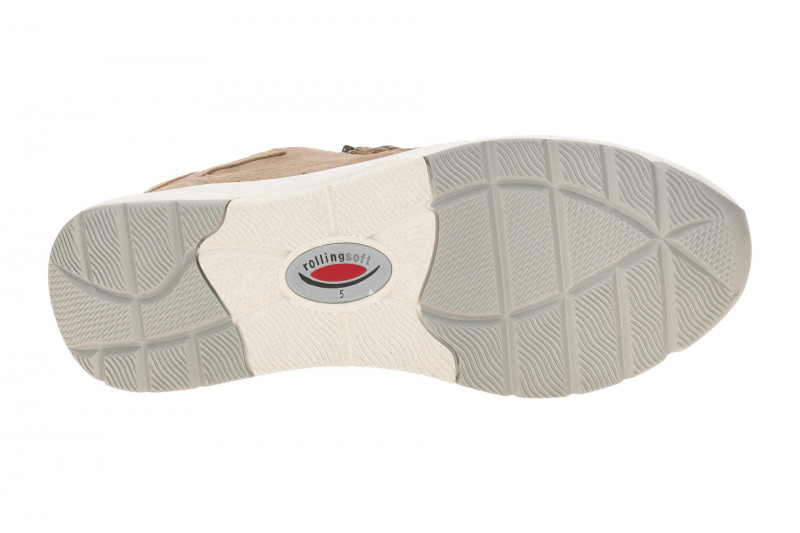 Gabor RollingSoft Schuhe beige sand Samt 86.878.30