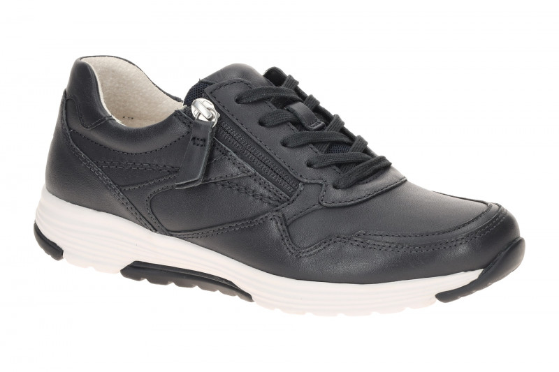 Gabor RollingSoft Schuhe blau Glattleder 86.978.56