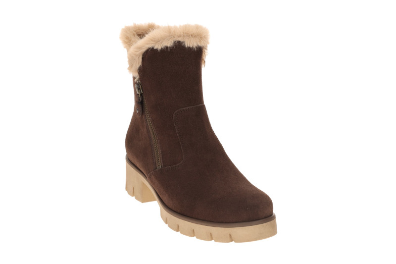 Gabor Stiefelette braun Fellkragen 8018.04.003
