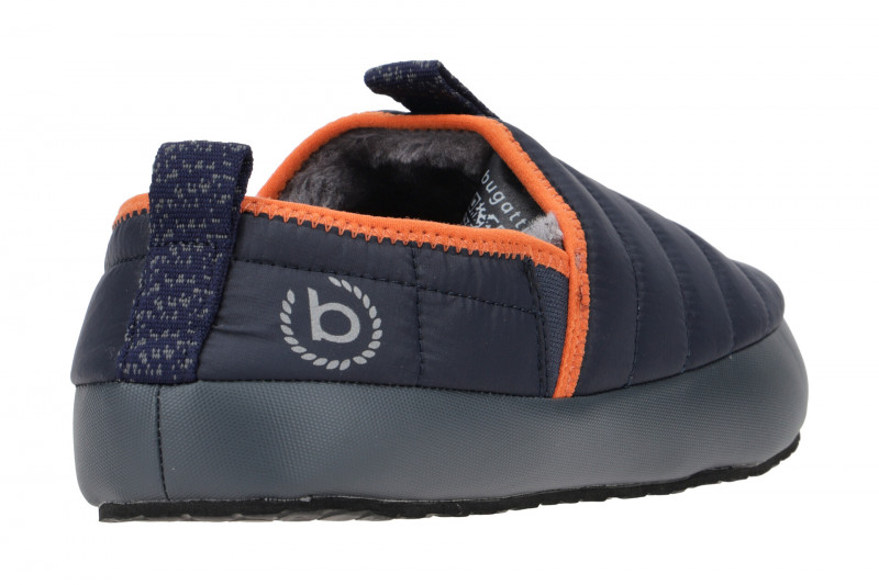 bugatti Tent Herren Hausschuhe Warmfutter blau Vegan