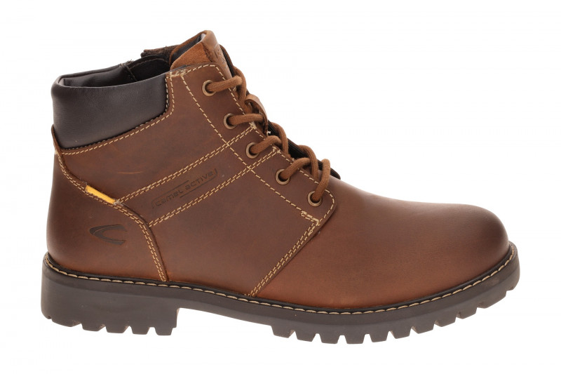 camel active Bust Stiefelette Schuhe braun tan Warmfutter