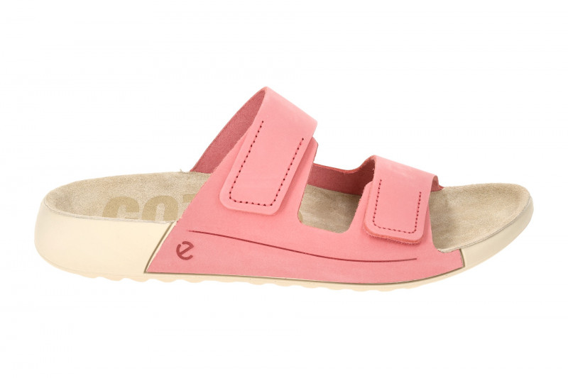 Ecco Cozmo Pantolette rosa pink 2fach Klett 206823