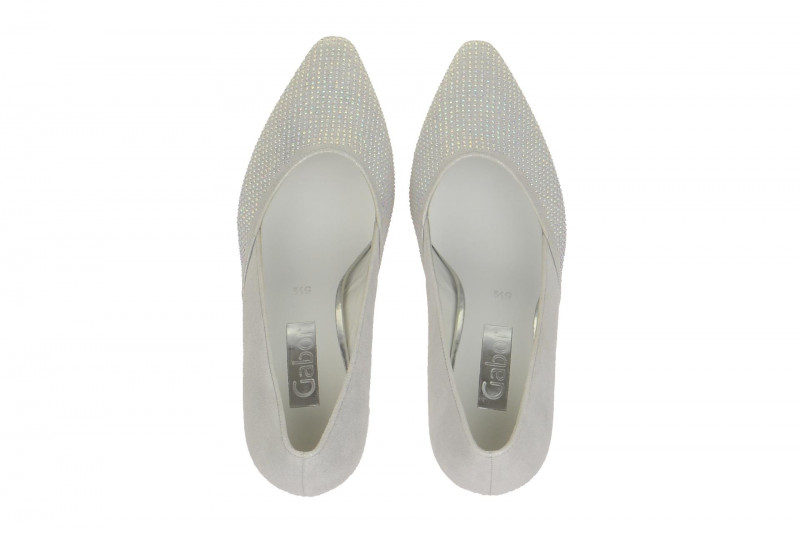 Gabor Pumps ice grau metallic 65.150.61