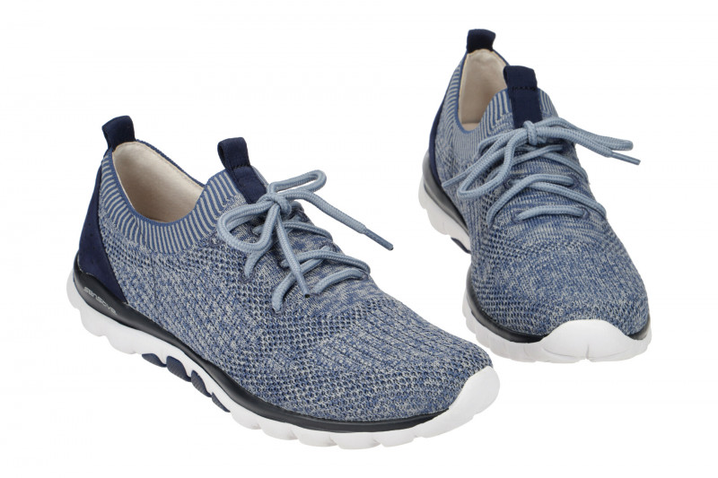 Gabor RollingSoft Schuhe blau Textil Sensitive Sport