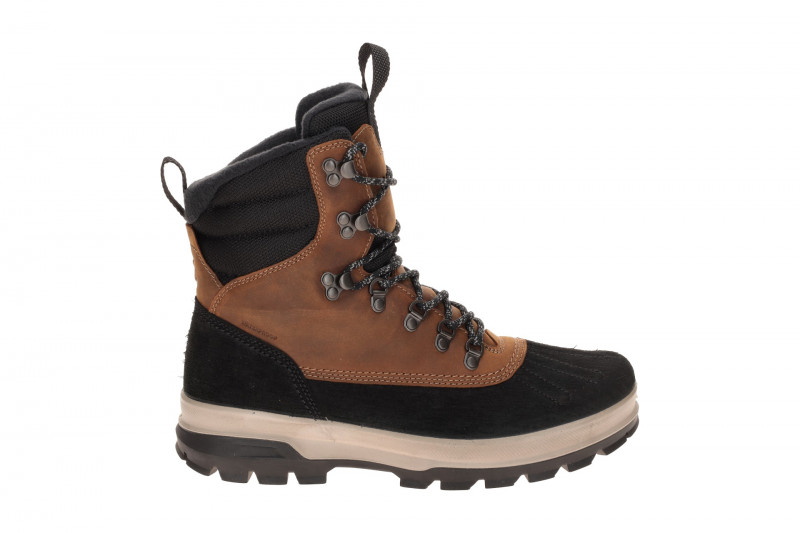 Ecco Rugged Track Stiefel Boots braun schwarz wasserdicht Outdoor 838204