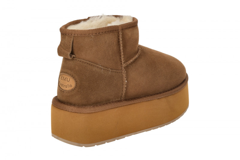 EMU Stinger Micro Flatform Stiefel braun Plateau Boots