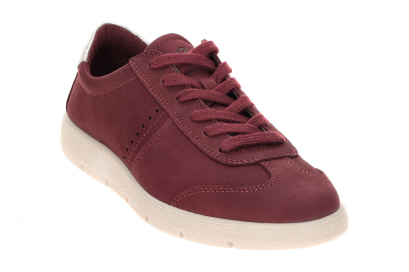 Ecco Bella 2 Schuhe Sneaker rot silber Nubuck 239363