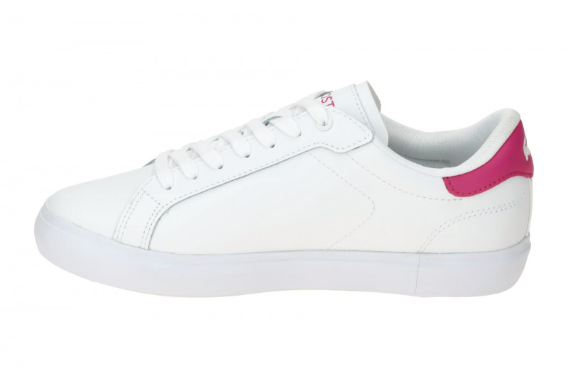 Lacoste Powercourt Schuhe Sneakers weiß pink Damen 0086