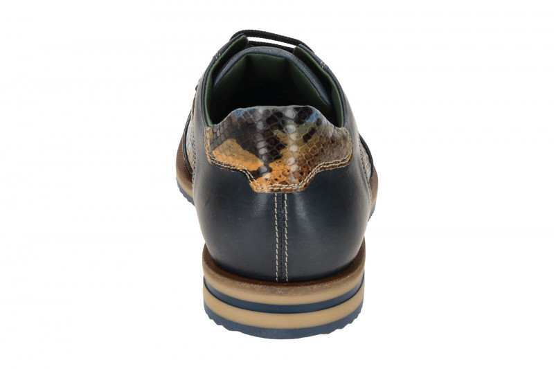 Galizio Torresi Schuhe blau braun Schlange 312938