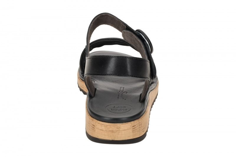 Paul Green Sandale schwarz Nappa Klett 6112