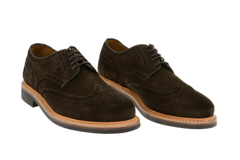 Gordon & Bros Levet dunkel-braun suede 2318