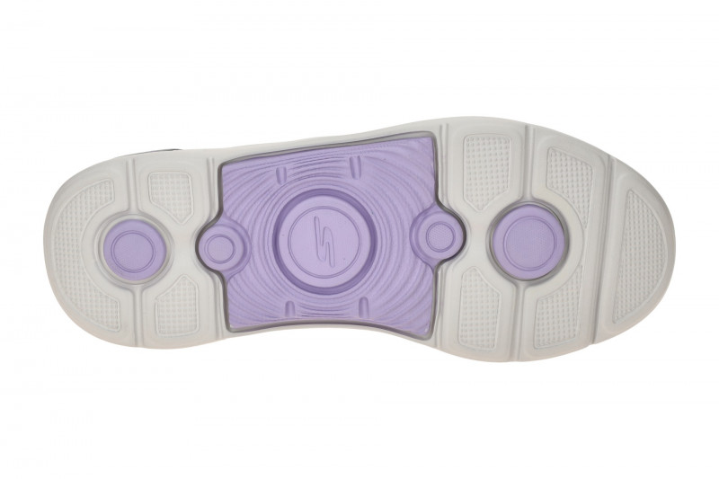 Skechers Go Walk Arch Fit Schuhe grau lila SLIP-INS 125319