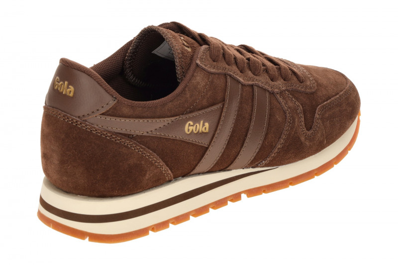 Gola Daytona Schuhe Sneakers braun Damen Velour CLB910DT