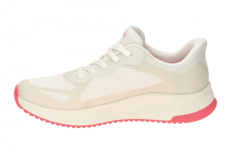 Skechers Bobs Squad 4 Sneakers Schuhe weiß pink SLIP-INS 117624