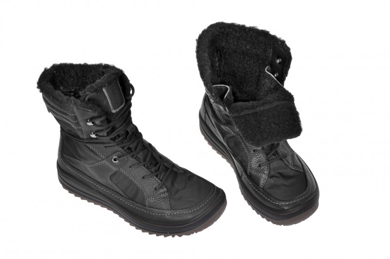Ecco Trace Stiefel in schwarz Warmfutter Gore-Tex