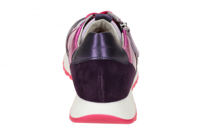 Gabor comfort Sneaker Schuhe lila metallic 62.488.58