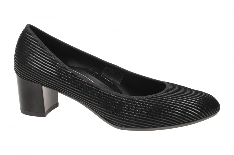 ARA Knokke Pumps schwarz Lack-Streifen 12-11486