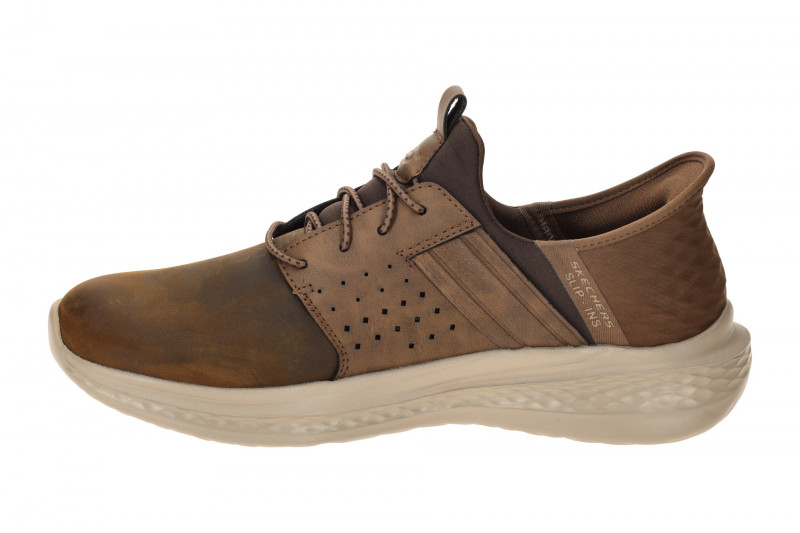 Skechers Slade Slipper Schuhe braun Slip-Ins 210828