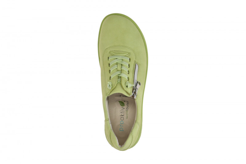 Waldläufer Cloe Schuhe lime grün H-Weite Gummizug 947006