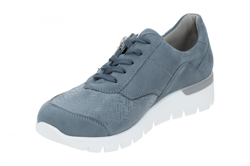 Waldläufer Ramona Schuhe blau denim K-Weite OrthoTritt 626K02