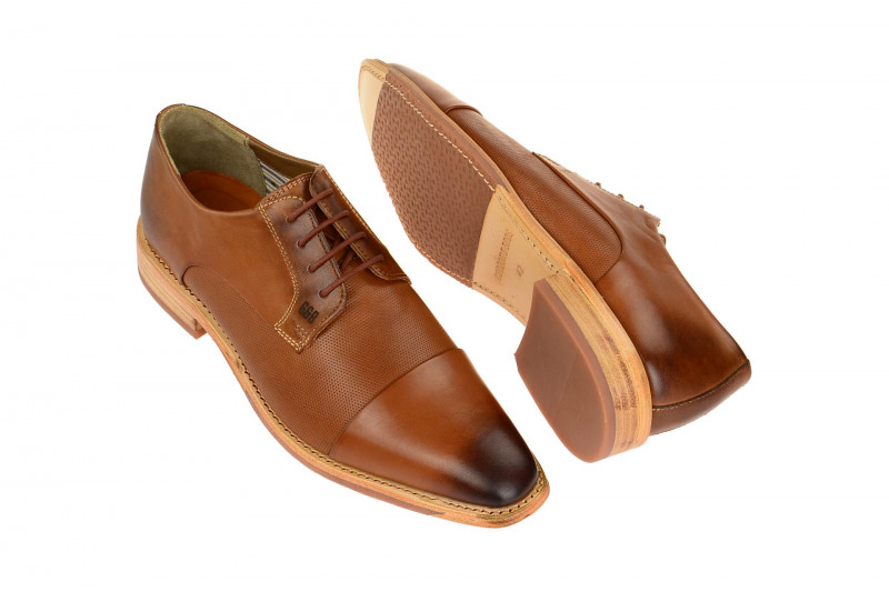 Gordon & Bros Schuhe Lorenzo braun cognac S160747