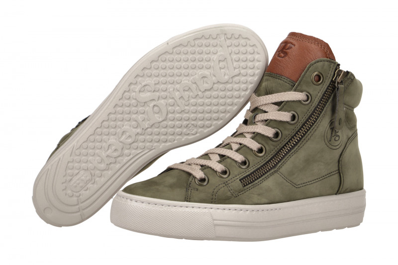 Paul Green Mid-Sneaker Stiefelette grün oliv 4024