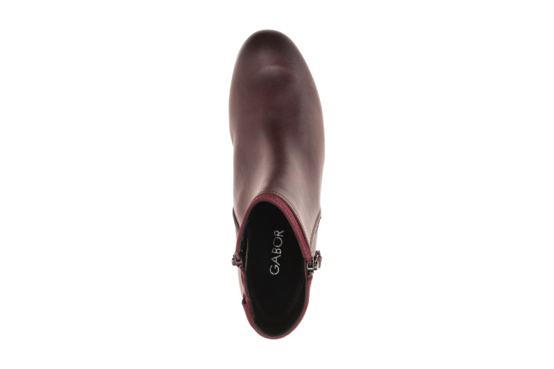 Gabor Stiefelette rot bordo H-Weite 8031.02.005