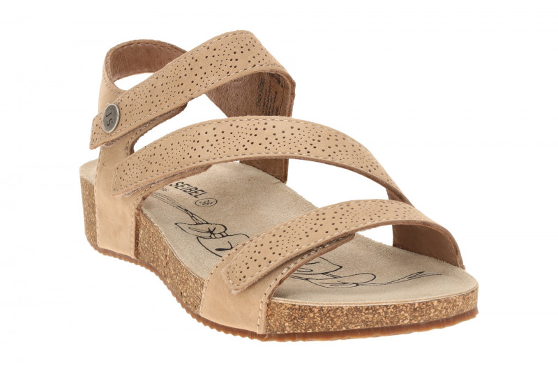 Josef Seibel Sandale Tonga 78 beige Klett-Riemchen 78578