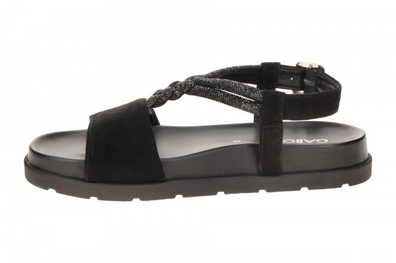 Gabor Fashion Sandale schwarz Strass 84.601.17