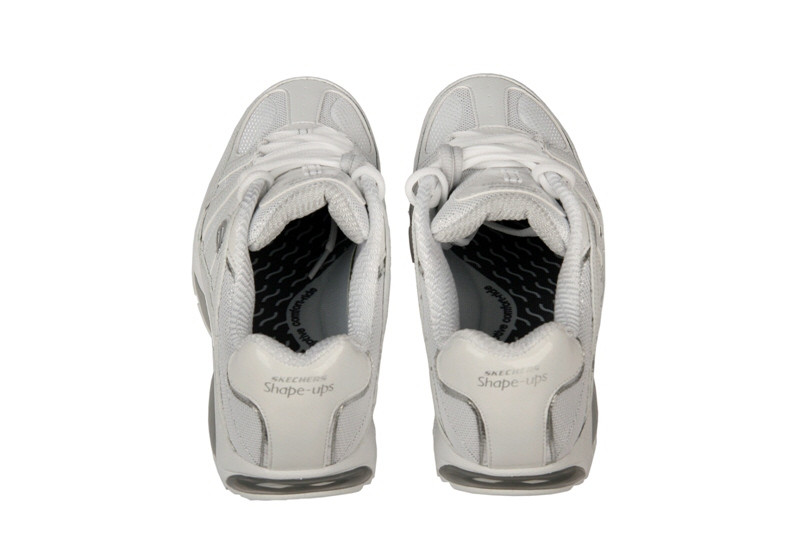 Skechers Shape ups Schuhe 12340/WSL weiß silber