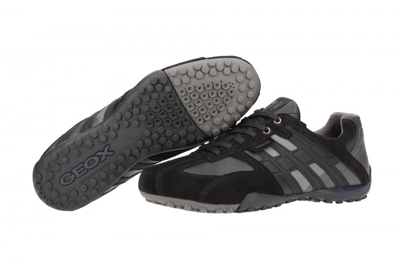 Geox Snake Schuhe schwarz blau U4207K 022ME C9999