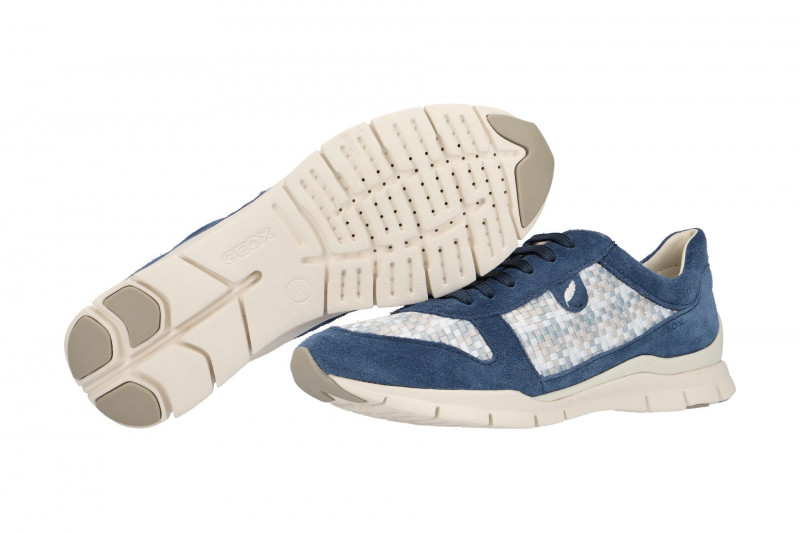 Geox Sneaker Schuhe Sukie blau karo