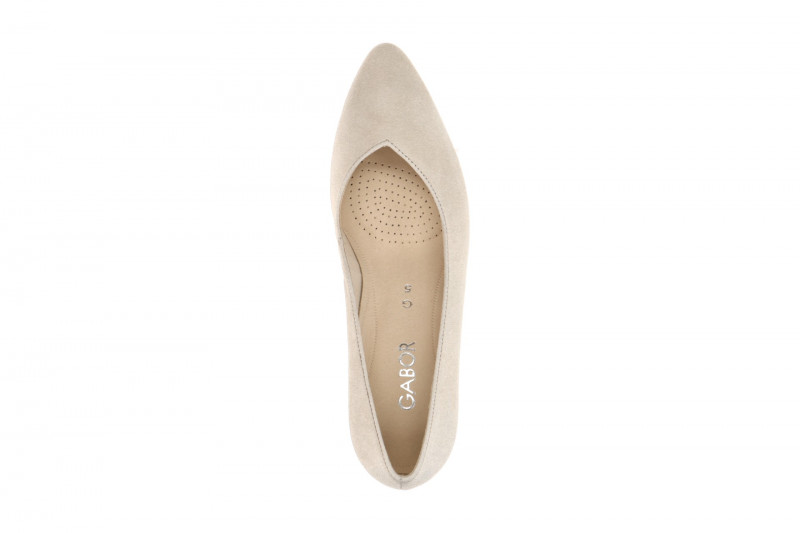 Gabor comfort Pumps beige oak Velour 82.152.33