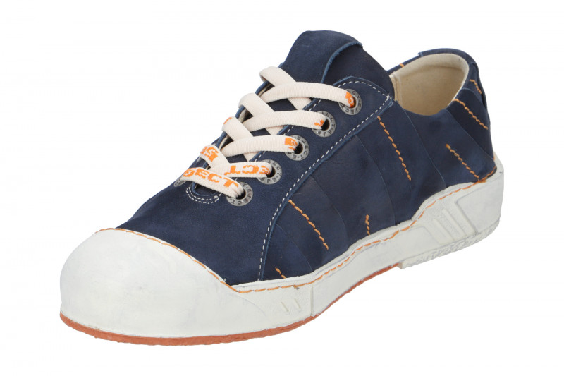 Eject Puzzle Schuhe blau orange Nubuck 12359