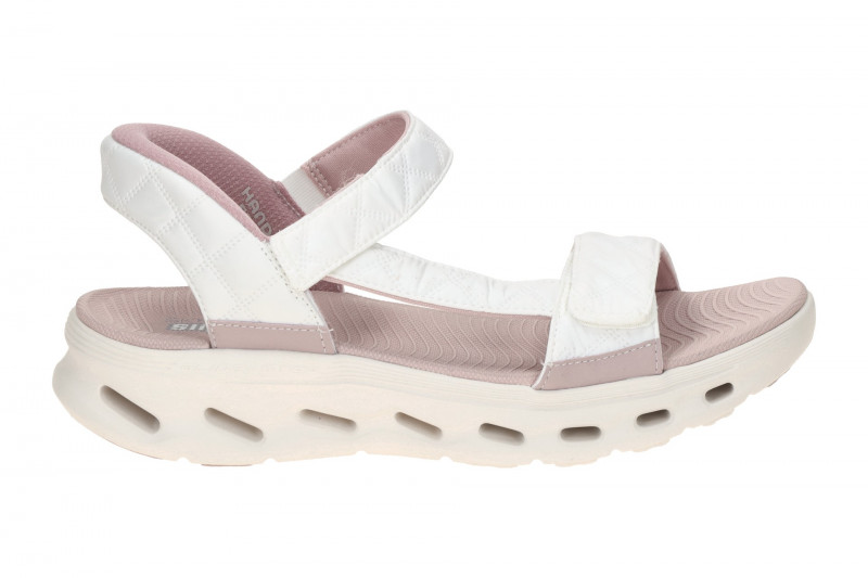 Skechers Go Walk Gliede Step Sandale weiß Cozy Slip-Ins 141276