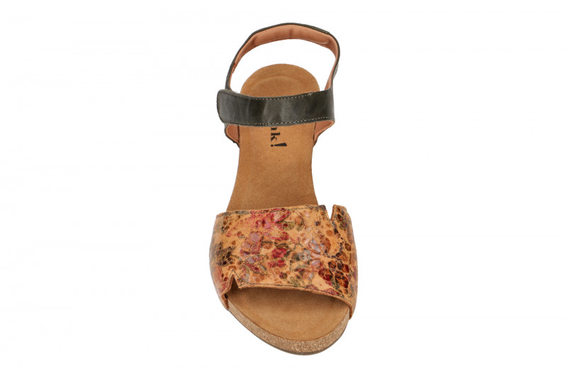 Think Traudi Sandale hellbraun effekt