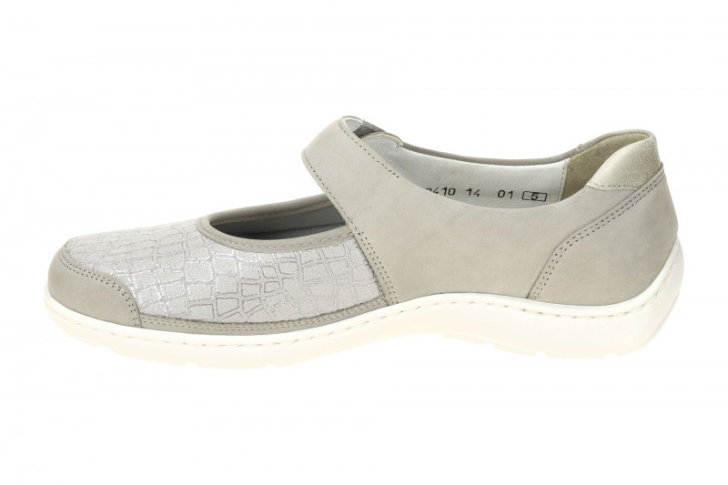 Waldläufer Henni Mary-Jane Schuhe grau H-Weite OrthoTritt 496H33