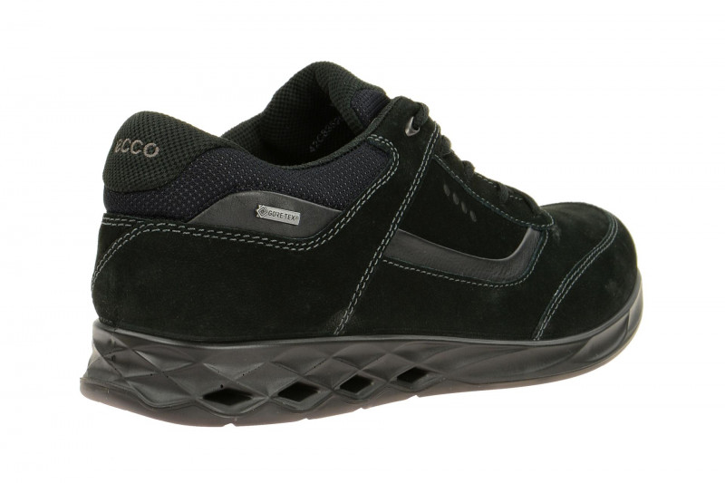 Ecco WayFly Schuhe schwarz Velour Gore-Tex