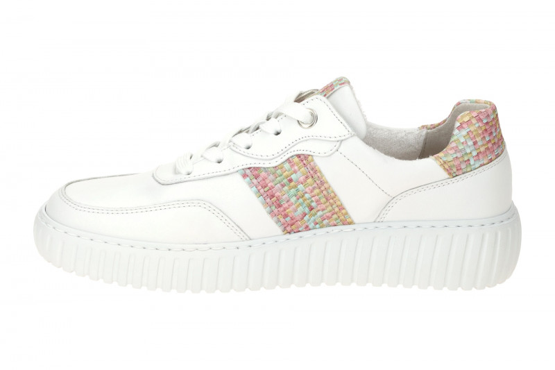 Gabor Comfort Sneakers weiß bunt H-Weite 66.425.59