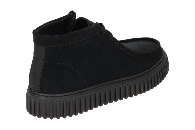 Clarks Torhill Hi Schuhe schwarz Velour 26173664