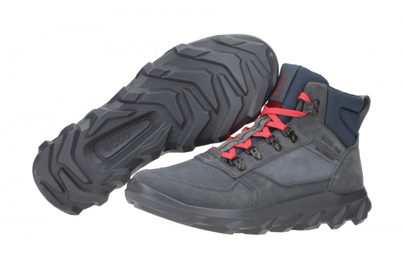 Ecco MX Stiefel Boots grau Herren Mid-Sneakers Waterproof