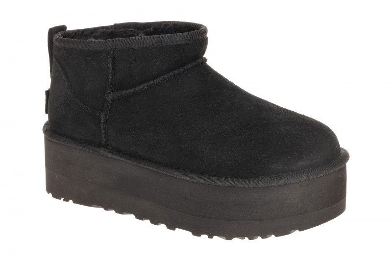 UGG Classic Ultra Mini Platform Stiefel schwarz