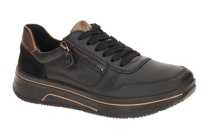 ARA Sapporo 3 Schuhe Sneaker schwarz matt 1227540