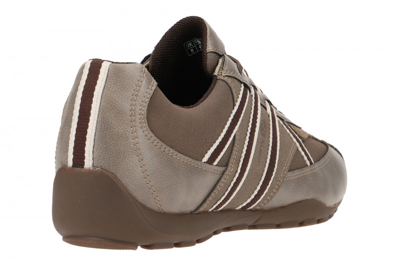 Geox RaveX Herren Sneaker Schuhe grau braun