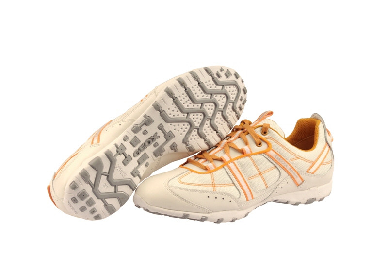 Geox Respira Freccia Schuhe weiß orange