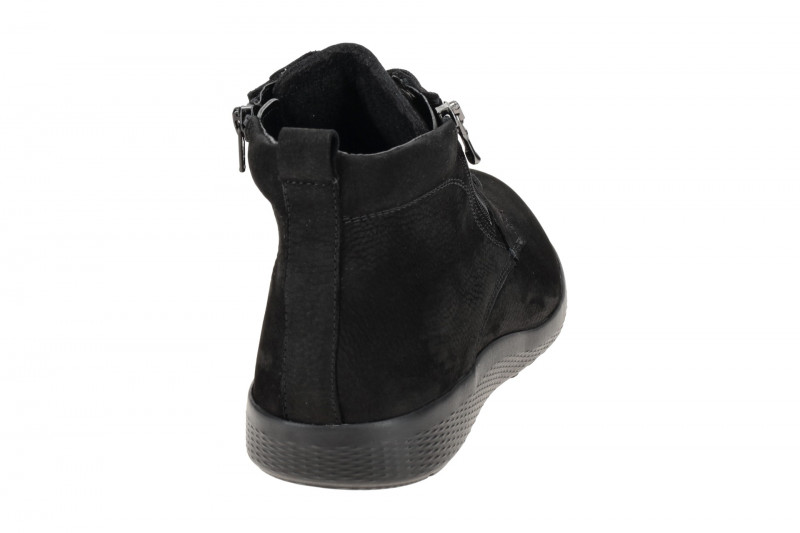 Waldläufer Ira Stiefelette schwarz Nubuck K-Weite