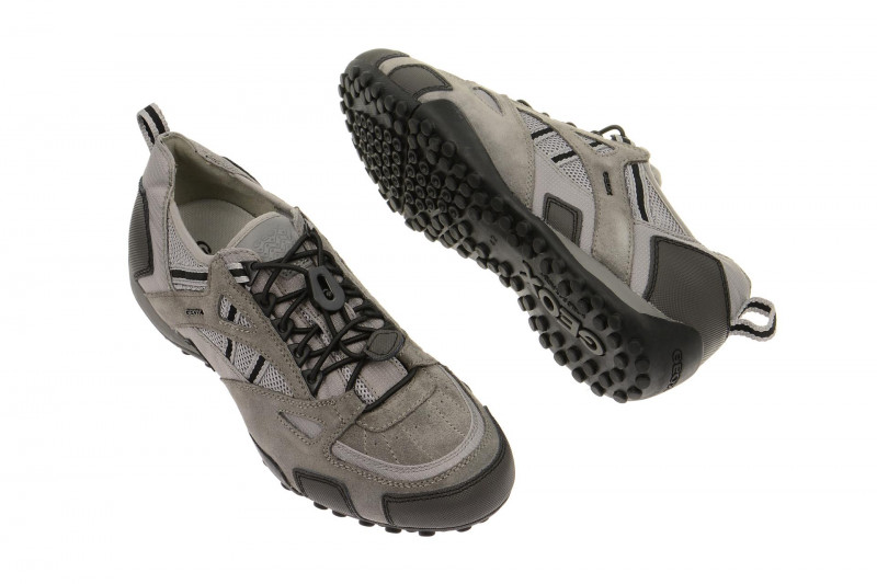 Geox Respira Snake C Halbschuhe in grau Schnellverschluss