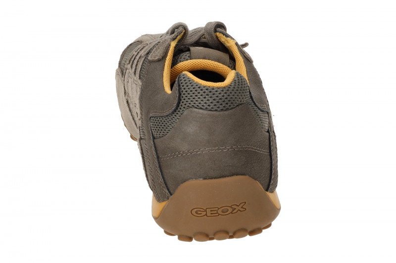 Geox Snake Schuhe Sneakers taupe grau U4507A