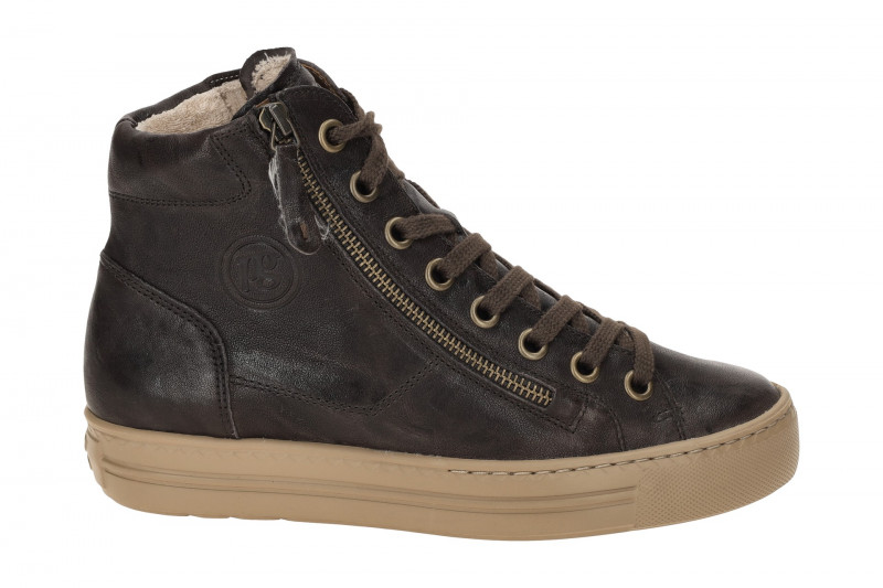 Paul Green 4024 Mid-Sneaker Schuhe dunkelbraun moro